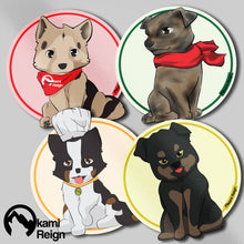 Load image into Gallery viewer, Circular Doggo Sticker