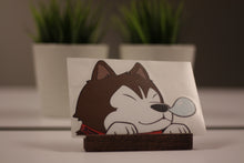 Load image into Gallery viewer, Sleeping Brown Husky